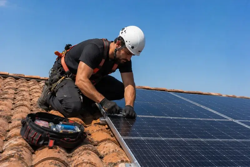 Maintenance et monitoring de panneaux solaires à Saint-Antonin-du-Var
